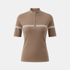Men's relaxed fit striped T-shirt by FJØRNA, short sleeve casual top with a comfortable fit and stylish design.