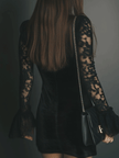 Velvet Mini Dress | Evening Dress