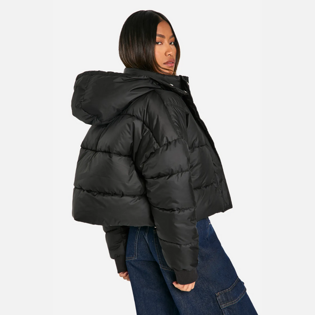 Mia – Black Puffer Jacket for Women - Stylish & Warm | Winter Coat
