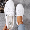 FJØRNA Ava women's orthopedic sneakers with supportive design, white and gray athletic shoes for comfortable everyday wear