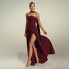 FJØRNA Studio | Maliyah Maxi Dress - Cherry Lacquer