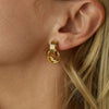 Sophie | Waterproof 18K Gold Layered Hoop Earrings