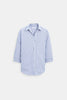 Cotton Striped Button-Down Shirt Women