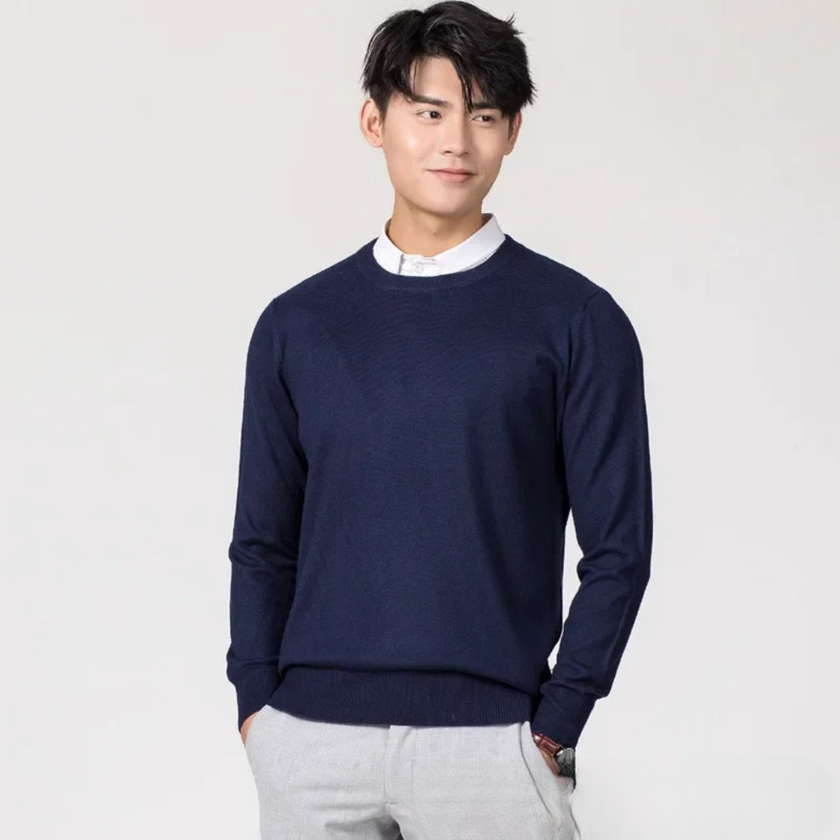 Mark – Crew Neck Men’s Slim-Fit Sweater | Classic Style 1