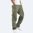 FJØRNA men's cargo pants in soft, comfortable fabric with multiple pockets, designed for everyday casual wear.