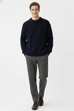 Men's Black Cable Knit Jumper – Cozy Knitwear for Autumn Winter - 9