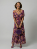 FJØRNA elegant off-shoulder midi dress for women, bodycon style, showcasing smooth fabric and fitted silhouette.