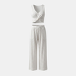 FJØRNA women's co-ord set featuring a matching top and pants in a casual, stylish design.