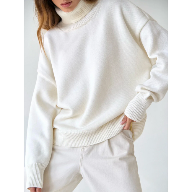 Bella – Black Turtleneck + Women’s - Cozy/Oversized | Sweater 1