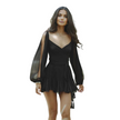 Isla | Elegant Ruffled Dress with Built-In Shorts