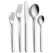 30-Piece Modern Stainless Steel Cutlery Set for 6 – Ergonomic Design, Rust-Resistant, Dishwasher Safe - 4
