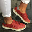 FJØRNA Arden Orthoflex Slip-Ons in neutral fabric with elastic side panels and cushioned soles for comfortable wearing