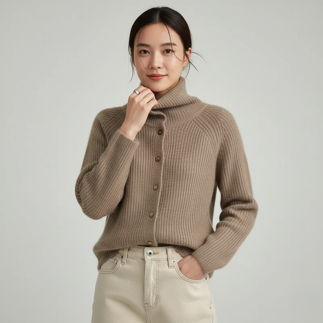 Clara – Cardigan Ladies Women’s Cozy Knitted | Sweater