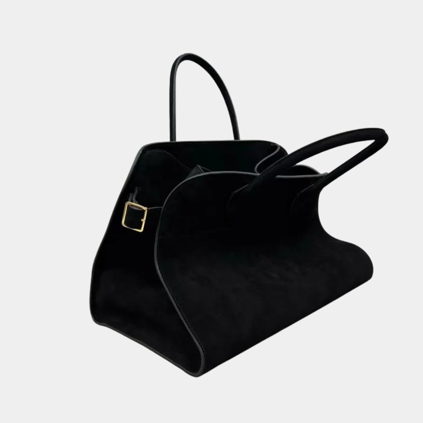 Vegan Suede Handbag Spacious