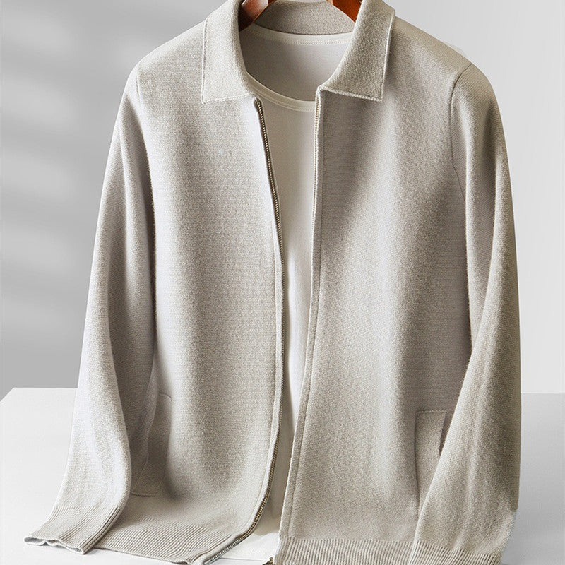 Loose Fit Black Cardigan - 1