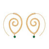 Twisted Spiral Earrings