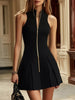 Black Sleeveless Mini Dress For Women