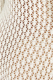 FJØRNA Studio | Crochet Maxi Dress with Flared Sleeves & Gold Details