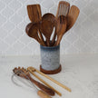 Udgita – 10-Piece Teak Wood Kitchen Utensil Set