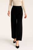 FJØRNA women's joggers pants in soft cashmere fabric, shown in a relaxed fit with a comfortable waistband and tapered legs.