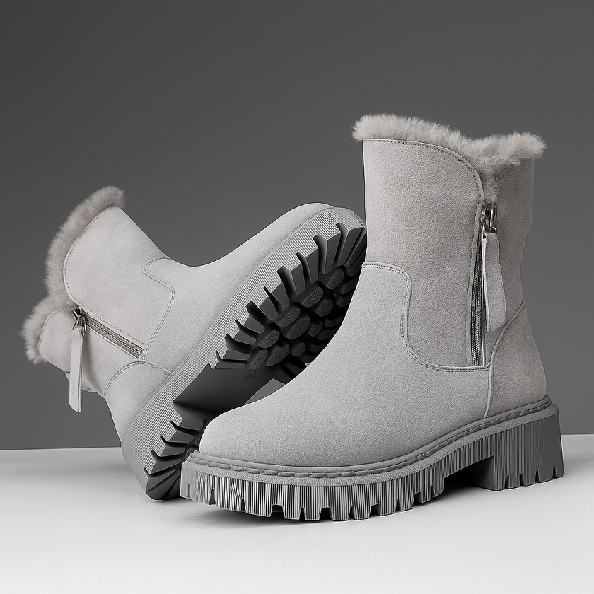 FJØRNA women's orthopedic ankle boots with arch support, summer footwear, featuring a supportive design and stylish look.