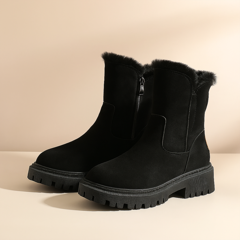 FJØRNA women's orthopedic ankle boots with arch support, summer style, featuring comfortable design and sturdy soles.