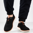 FJØRNA men's knit mesh trainers with breathable waffle-pod cushioning and cushioned insoles, designed for comfort and style.