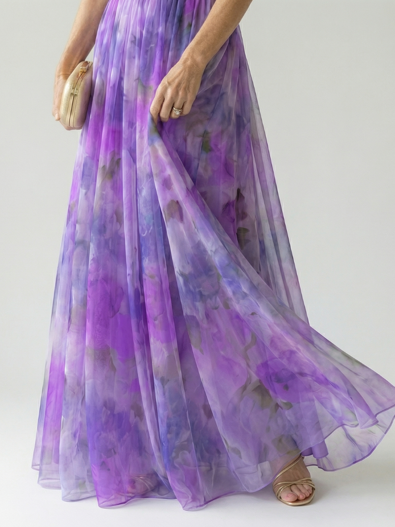 FJØRNA summer maxi dress for women, sleeveless and flowy, featuring a lightweight, breezy design perfect for warm weather.
