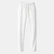 FJØRNA men's wide leg joggers with drawstring waist, relaxed fit, and casual style, shown in black fabric.