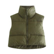 Stylish Stand-Up Collar Vest