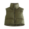 Stylish Stand-Up Collar Vest