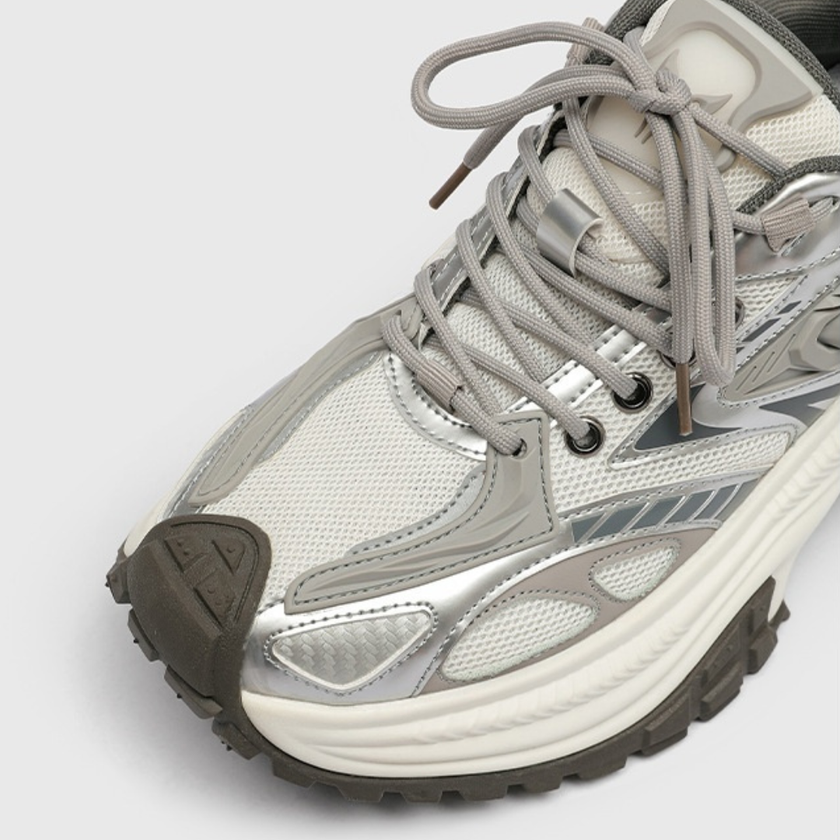 Breathable Sneakers Black Mesh