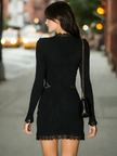 Black Lace Bodycon Dress | Evening Dress