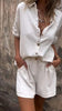 FJØRNA Jamie lightweight shorts and top set, stylish matching suits with breathable fabric and casual fit, perfect for warm weather.
