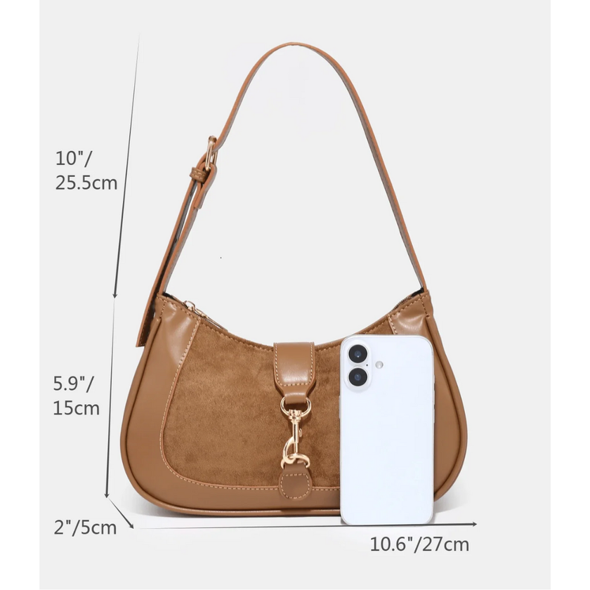 Chic Crescent Bag Burgundy