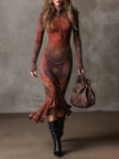 Knit Fishtail Midi Dress | Casual Dress