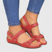 FJØRNA orthopedic ankle-length open toe comfort sandals with cushioned soles and adjustable straps, designed for support and style.