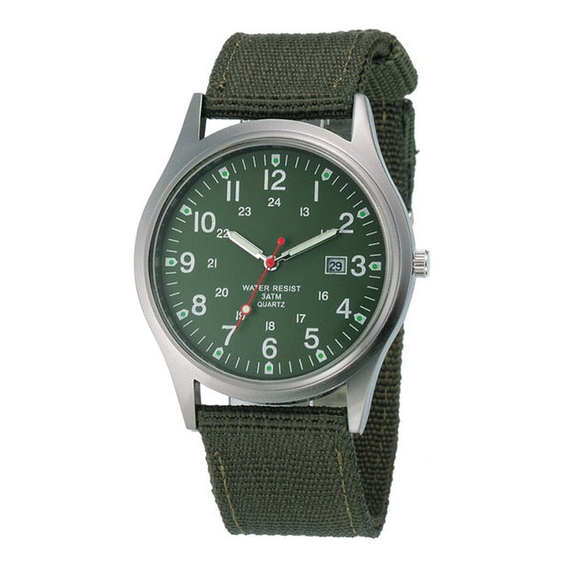 Stylish Canvas Strap Watch