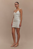 FJØRNA Studio | Sequin Micro Mini Dress with Spaghetti Straps