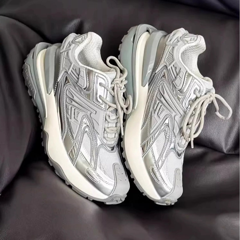 Breathable Mesh Sneakers Gray