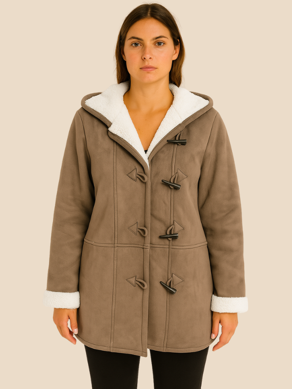 Josie | Fleece-Lined Hooded Coat for Women