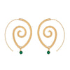Twisted Spiral Earrings