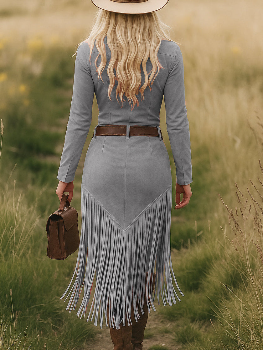 Tassel Midi Dress | Casual Dress