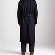 Ultra-Long Wool Coat Black - 2