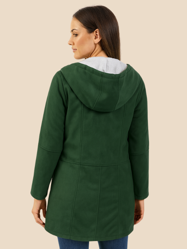 Josie | Fleece-Lined Hooded Coat for Women