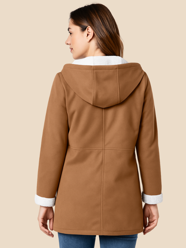 Josie | Fleece-Lined Hooded Coat for Women