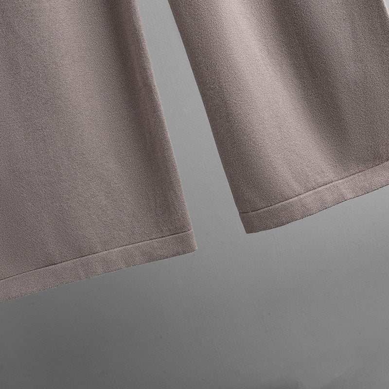 Casual Knitted Two-Piece Set