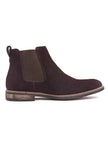 Suede Chelsea Boots Camel - 3
