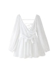Isla | Elegant Ruffled Dress with Built-In Shorts