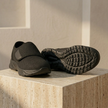 Men’s lightweight breathable mesh slip-on trainers from FJØRNA, showing the comfortable mesh upper and slip-on design.